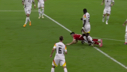 Soccer Players Playing On Field With Number 10 GIF