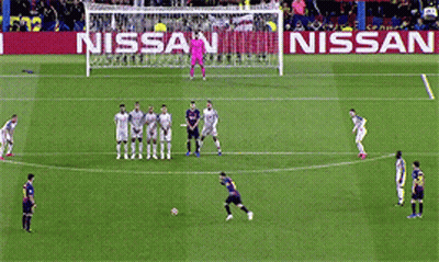 Soccer Players Playing With Nissan Banner GIF