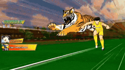 Soccer Players Playing With Pepsi Ad In Background GIF