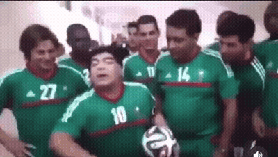 Soccer Players Posing For Picture GIF