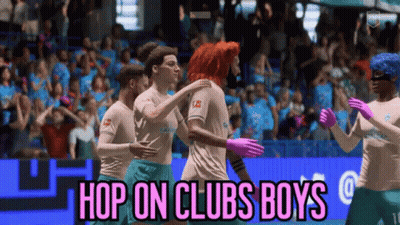 Soccer Players Saying Hop On Clubs Boys GIF