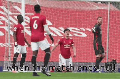 Soccer Players Saying When The Match Ends Null GIF
