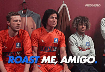 Soccer Players Sitting In Locker Room GIF