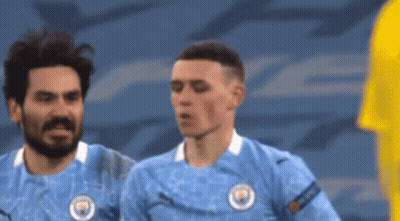 Soccer Players Standing On Field GIF