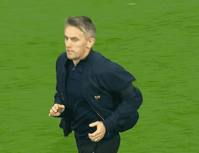 Soccer Players Standing On Field Saying When The Match Ends GIF