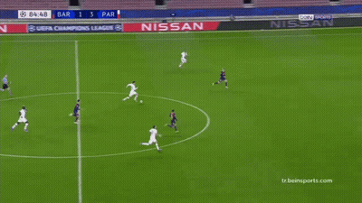 Soccer Players Standing On Field With TikTok Banner GIF