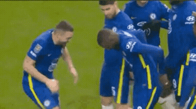 Soccer Players Standing On Field GIF