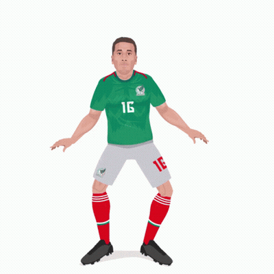 Soccer Players Stretching On Field With Grasi Sign GIF