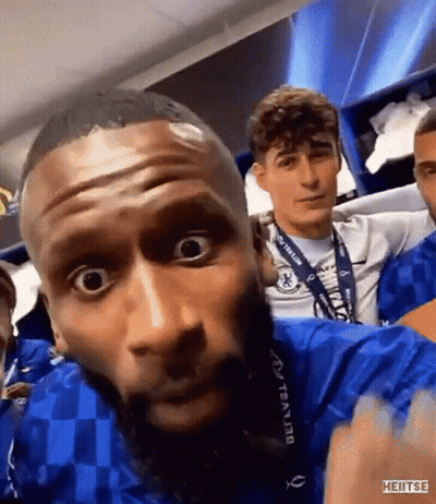 Soccer Players Taking Selfie In Locker Room GIF