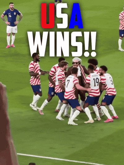 Soccer Players USA Wins GIF