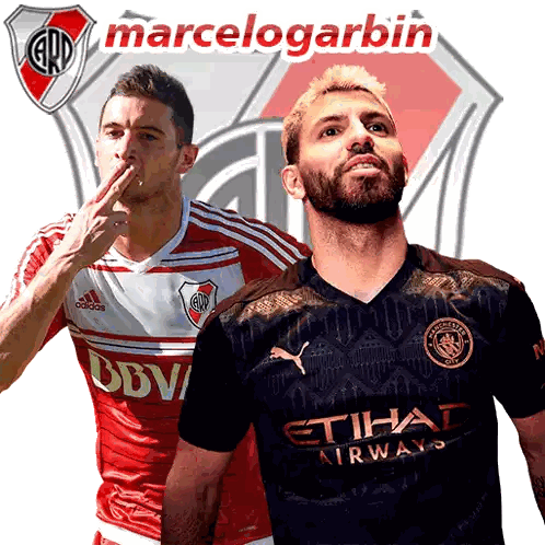 Soccer Players Wearing Different Shirts Sticker