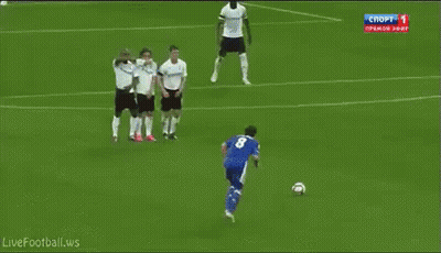 Soccer Players With Drink Responsibly Sign GIF