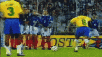 Soccer Players With Fosters Poster GIF