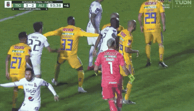 Soccer Players With Number 1 GIF