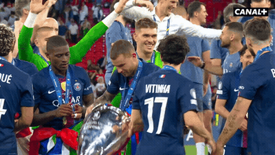 Soccer Players With Number 17 Jersey GIF