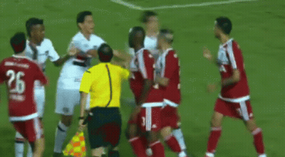 Soccer Players With One Wearing 26 Jersey GIF
