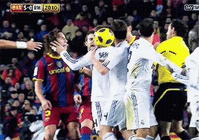 Soccer Players With Sea Shirt GIF