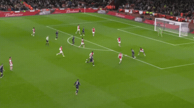 Soccer Players With Sportsbet Advertisement On Sidelines GIF