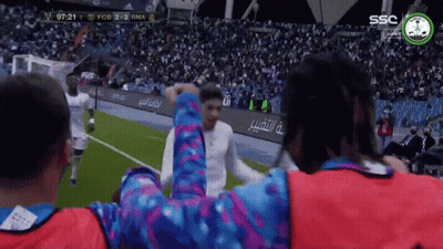 Soccer Players With SSC GIF