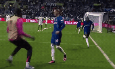 Soccer Players With Strauss On Side GIF