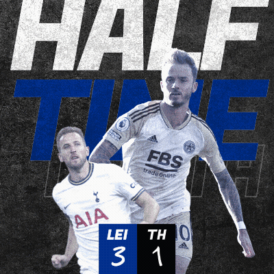 Soccer Poster Tottenham Vs Leicester GIF