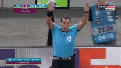 Soccer Referee Arms In The Air GIF