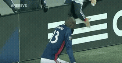 Soccer Referee Giving Yellow Card GIF
