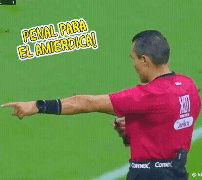 Soccer Referee Pointing Penalty GIF