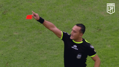 Soccer Referee With Headphones And Microphone Running GIF