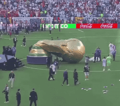 Soccer Stadium Sign Says No Racism FIFA GIF