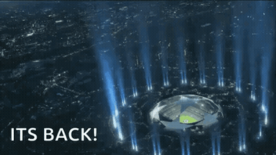 Soccer Stadium With Its Back GIF