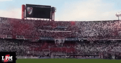 Soccer Stadium With LPM Banner GIF