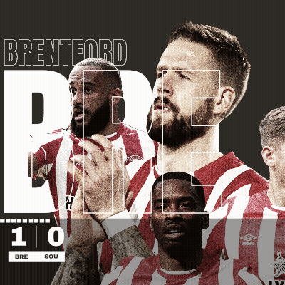 Soccer Team Poster Named Brentford GIF