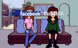 Social Media Facebook And Tumblr