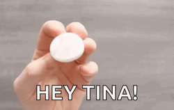 Sock Puppet Hey Tina GIF