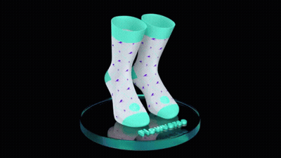 Socks With Flowystar GIF