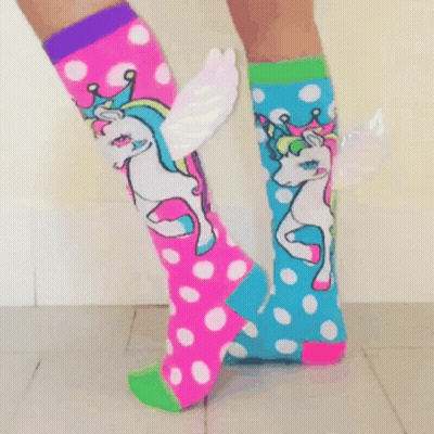 Socks With Unicorn GIF