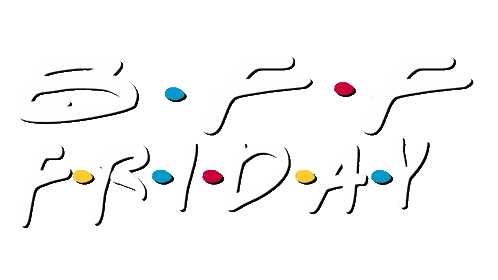 Soft Friday Text Sticker