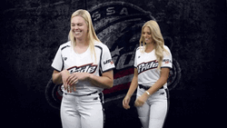 Softball Athlete Laughing Butt Slap GIF