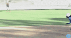Softball Base Dive Tagged Out GIF