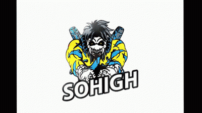Sohigh Logo With Cartoon Character GIF