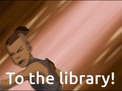 Sokka To The Library GIF