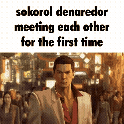 Sokorol Denaredor Meeting Each Other Man In Suit GIF