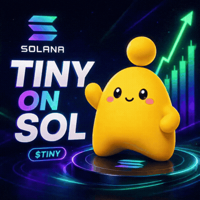 Solana Tiny Ad Yellow Character GIF