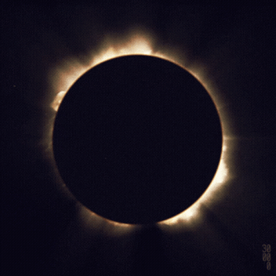Solar Eclipse On 30Th August GIF