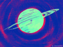 Solar System\ Planet Neon Glitch