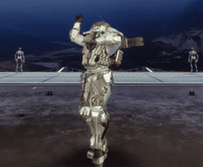 Soldier Holding Rifle In Video Game GIF