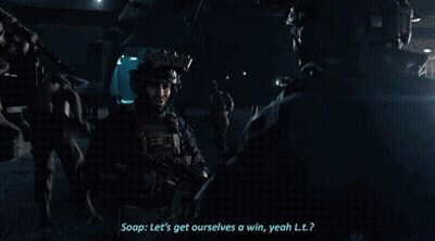 Soldier Saying Let's Get Ourselves A Win GIF