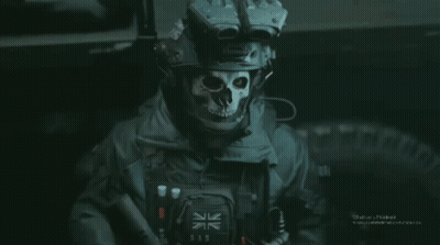 Soldier Skull Face Asks Leswell Ghost Do You Have Hassan GIF