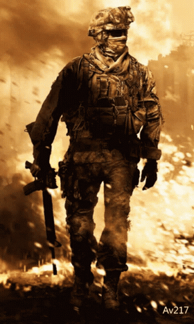 Soldier With Av217 GIF
